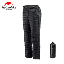 Norwegian Guest Plums Outdoor Climbing Outside of Thickened Warm And Breathable Windproof Winter Side Zipped White Goose Down Down Pants