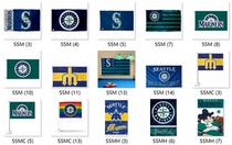 Foreign trade supply Seattle sailor Flag MLB Seattle Mariners Flag Amazon WISH EBAY
