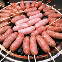 200 60g handmade meat sausage Taiwan roasted sausage hot dog sausage authentic sausage whole box of authentic volcanic stone roasted sausage