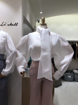 8 2022 0205 Korea Dongdaemun Entrance Shirt Upper 1542453 College commuter upscale pure color