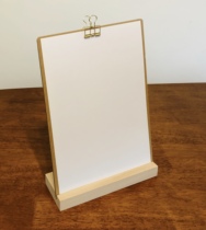 A4A5 desktop menu folder display stand Restaurant a la carte hotel price list Front desk card card card file writing board