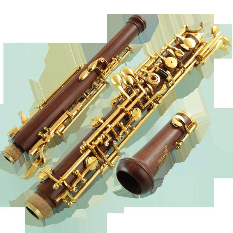 ROFFEE OBOE College GRADE instrument Automatic mahogany tube body 18K gold plated