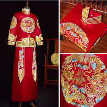 Xiuhe clothing mens model 2020 new groom Chinese gown dress wedding Mens costume toast service show and Tang suit