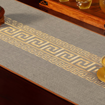 Table flag Chinese new Chinese style Zen tea table table tea table table cloth tea table cloth long strip tea flag custom tea table cloth