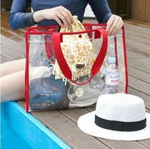 Swimsuit bag swimming bag dry and wet separation convenient waterproof beach bag womens bag net red swimming bag Korean wash bag