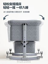 Baby lathe twin crib pillow 0-3 years sub-center stroller cart baby bed new