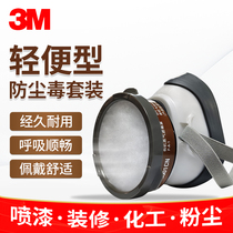 3M gas mask 1201 dust mask Mouth Qin gasifier gas Industrial dust spray paint special pesticide