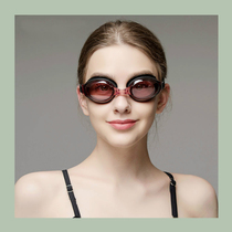 Myopia with degree swimming goggles ~ ~ waterproof and anti-fog HD transparent male and female adult professional swimming goggles