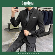 Suit suit men Korean slim business professional formal dress groom wedding dress best man clothing coat small suit