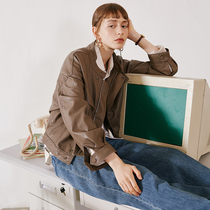 Acir leather jacket women short small man 2021 autumn new explosive washing machine car suit puleather jacket