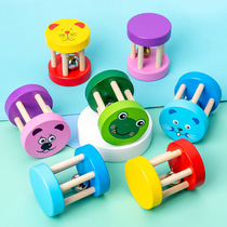 Wholesale baby cartoon wooden rattles young childrens educational instrument baby Music Toys