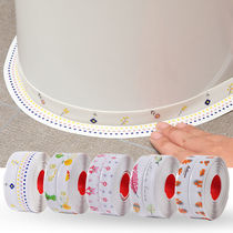  Toilet u-shaped floor sticker Toilet sticky edge waterproof sticker under the toilet widened beautiful seam sticker floor mat sticker mildew-proof