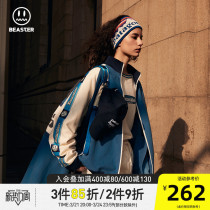 (NEW WAVE) BEASTER Little Devil Grimace Fashion Skewer Vintage Jacket Trend Minimalist Jacket Man