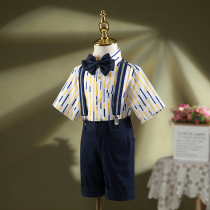 Boys  year-old dress 2021 new British style male baby birthday childrens small suit suit children handsome summer