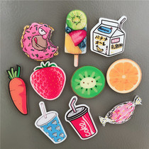 Acrylic patch cartoon anime garden refrigerator sticker creative personality cute strong magnet message post