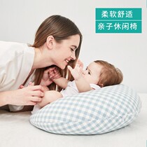Baby four-season pillow newborn baby spit multi-function feeding and breastfeeding anti-baby waist pillow learning sitting artifact pad