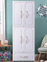 European baby wardrobe plastic drawer storage cabinet home double door finishing baby toy locker
