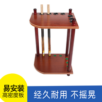 Billiard table pole rack floor-standing fan-shaped 8-hole vertical pole rack billiard table pole rack ball room special display rack