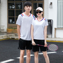 Badminton Jersey mens short sleeve sportswear suit match suit womens training suit National team T-shirt table tennis shirt