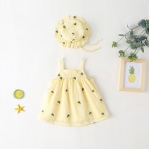  Baby sundress summer clothes Little girl dress Baby skirt summer dress Western style child princess dress girl