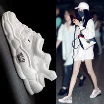 home daily unlock summer New Fashion ~ mesh breathable sandals women 2021 New hollow white shoes