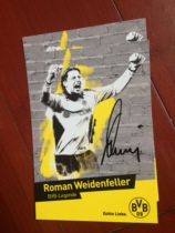Weidenfeller Autographed Dortmund Official Card Dortmund Legend Card