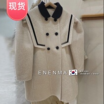South Korean childrens dress CUHK Scout Inn Wind Fur Coats Girl 2021 Winter Clothing in a Long Loose Jacket