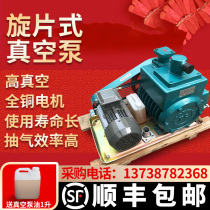 2X-4 bipolar rotary vane vacuum pump 2X-8 2X-15 industrial high vacuum resin defoaming machine vacuum pump