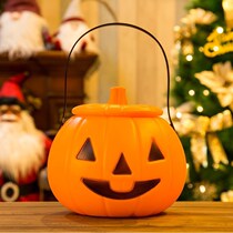  Halloween gift Jack-o-lantern portable luminous lantern Childrens toys Halloween decoration props Candy basket