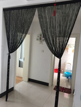 Hanging curtain partition curtain crystal bead bead curtain room decoration curtain living room beauty salon finished curtain