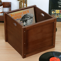 Juyang vinyl record LP storage box vinyl rack desktop vinyl record storage rack CD rack vinyl collection box