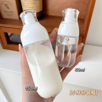 Young Girl Hearts Release Room Small Press Split Bottle Convenient Travel Fit Small Sample Lotion Bottle Vacuum Spray Bottle