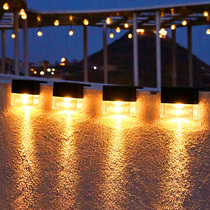 Solar Outdoor Lamp Courtyard House Lamp Garden Arrangement Outdoor Decorated Led Waterproof Railing Light Stairway Light Step Lights