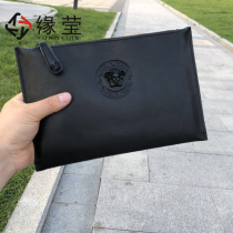 Luxury mens bag leather wallet leisure business Tide brand clutch bag Korean version of the bag leather clutch bag leather clutch bag men