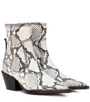6 fold JOSEPH 2021 print leather ladies and ankle boots