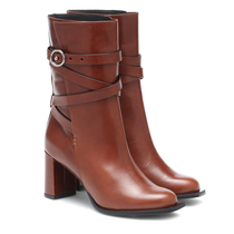 7-fold DOROTHEE SCHUMACHER 2021 buckled leather ladies and ankle boots