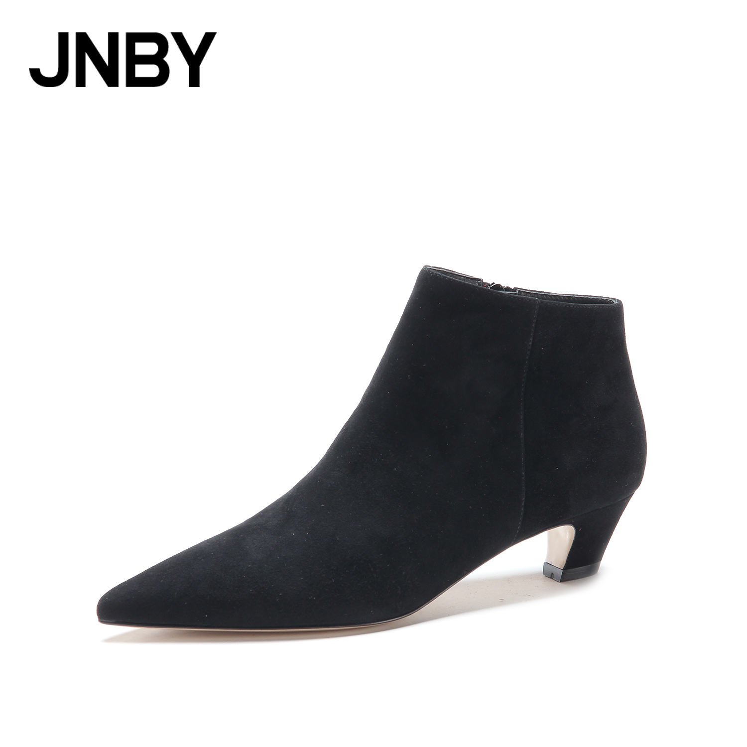 JNBY/Jiangnan Cloth Women's Shoes New Style Fashionable Leading British Style Slender High-heeled Boots Children 7H0570300