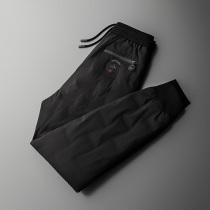 Down pants 2021 new mens winter outdoor wear trousers rubber Thin Thin big-name high-end inner wear pants