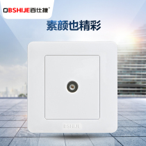 Switch socket panel Type 86 concealed CCTV socket panel cable TV socket TV socket home