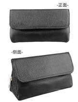 VIKSS Vickers portable leather pipe bag cigarette bag cowhide pipe protective bag storage cigarette