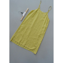 Bone C273-921] counter brand new linen womens skirt bottoming dress 0 16KG