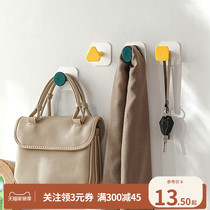 Nachuan creative wall hanging door rear adhesive hook strong adhesive non-perforated Bathroom Kitchen Wall no trace hanging hanger hook
