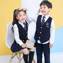 Kindergarten garden clothes childrens sports class uniforms Chorus uniforms primary school uniforms Spring and autumn suits