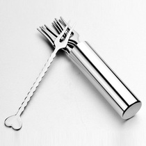 Fruit Fork Set 304 Stainless Steel Creative Small Fork Home European Splice Fruit Fork Cake Fork Portable