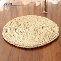Straw meditation worship Buddha floor mat Japanese tatami window cushion futon thick meditation mat corn husk