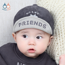Baby hat spring and autumn thin super cute newborn baseball cap boy infant sunshade baby cap