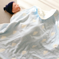 Cotton six-layer gauze baby bath towel cotton baby newborn quilt children cover blanket air conditioning towel quilt