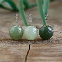 Xinjiang and Tian Yuanyu Pearl Ice Clear Jade Beads of Beads Hand Strings of Play and Accessories Beads Diy Make Ear Pendant Strings Bracelet