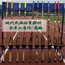 Major Primary And Secondary School Universiade National Sporting Goods Traditional Competition Equipment Bamboo Weaving Adult Stilts High Foot Race Speed Race