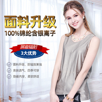 Radiation-proof clothing pregnant womens clothing silver fiber vest large size invisible work pregnancy protective clothing wear belly summer and spring